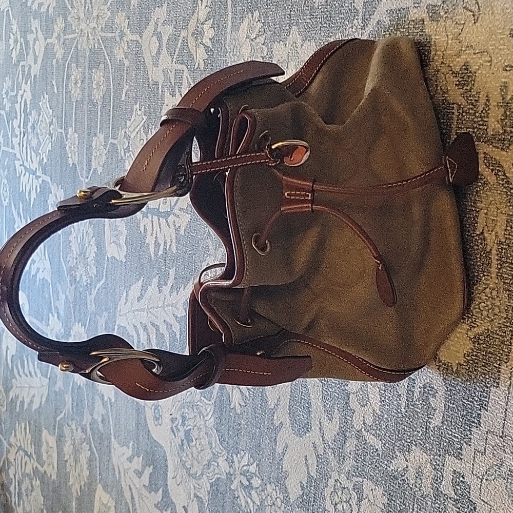 Vintage Dooney & Bourke canvas bucket purse